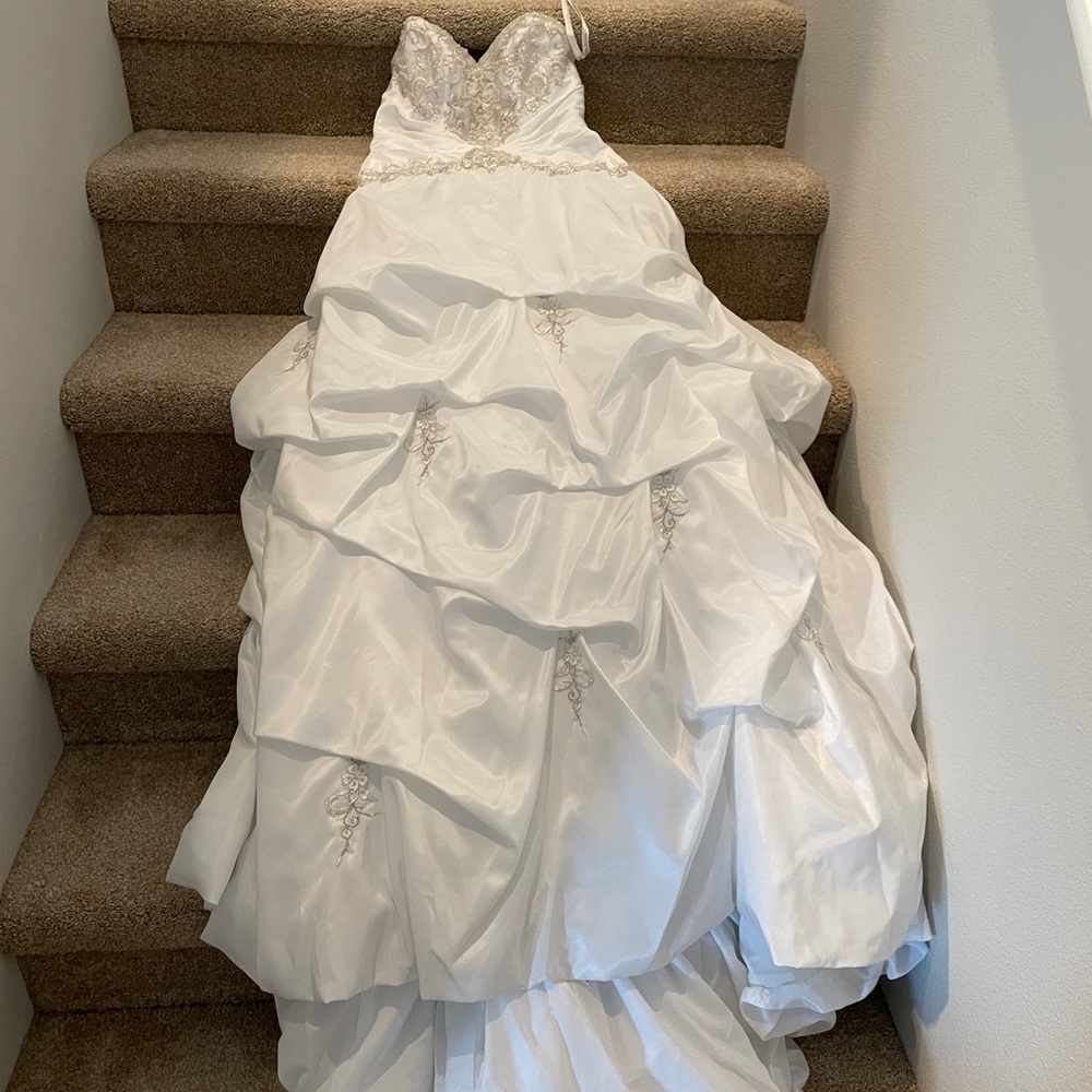 David’s Bridal wedding dress